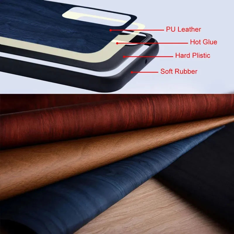 Wood Grain Phone Case for Google Pixel – Slim Protective Cover with Anti-Fingerprint Finish & Raised Edges – Fits Pixel 7A through 11 Pro | Thomler