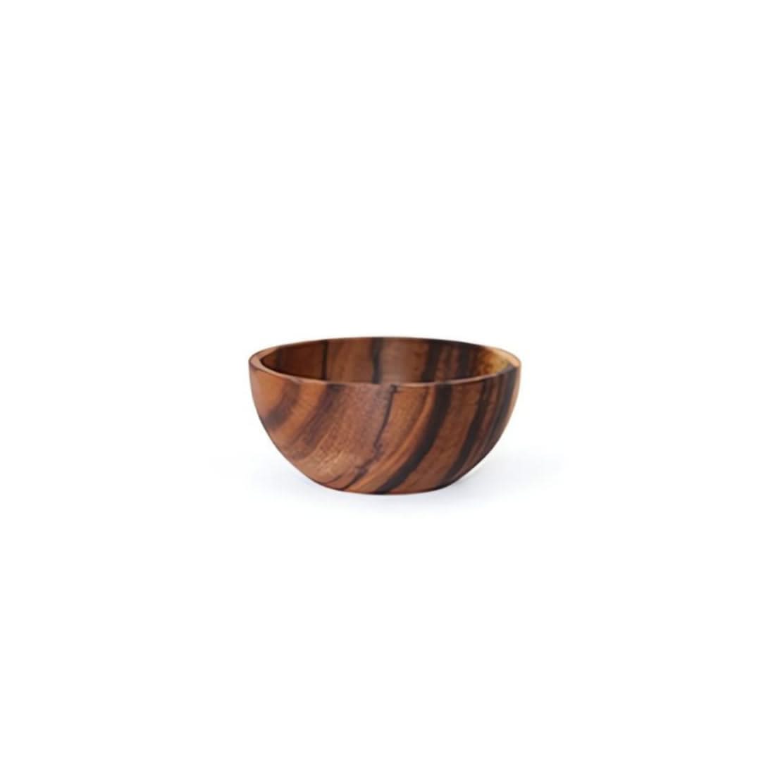 Bamboo Serving Bowl – Eco-Friendly Round Dish for Salads, Snacks & Fruit – Choose Your Size | Thomler