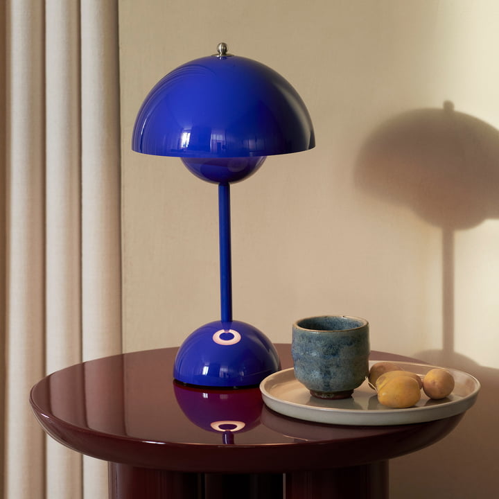 Table Lamp ABS PC USB Rechargeable 2000mAh Green Bedside Desk Wireless LED Mushroom Light | Thomler