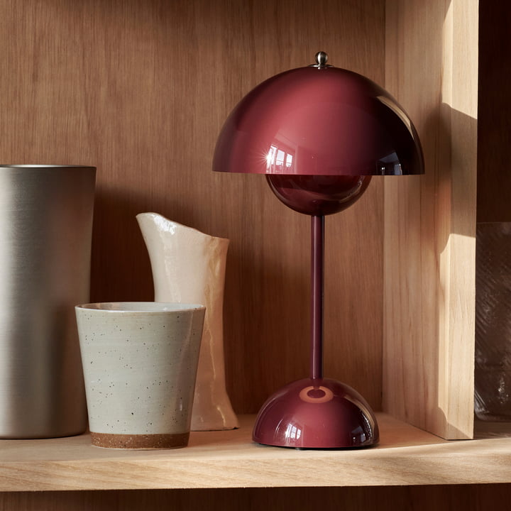 Table Lamp ABS PC USB Rechargeable 2000mAh Green Bedside Desk Wireless LED Mushroom Light | Thomler