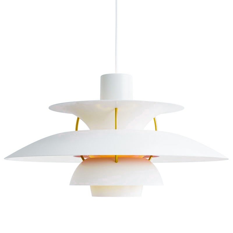 Pendant Light Metal Layered Shade E27 10W Scandinavian Dining Room Kitchen Island Hanging Ceiling Lamp | Thomler