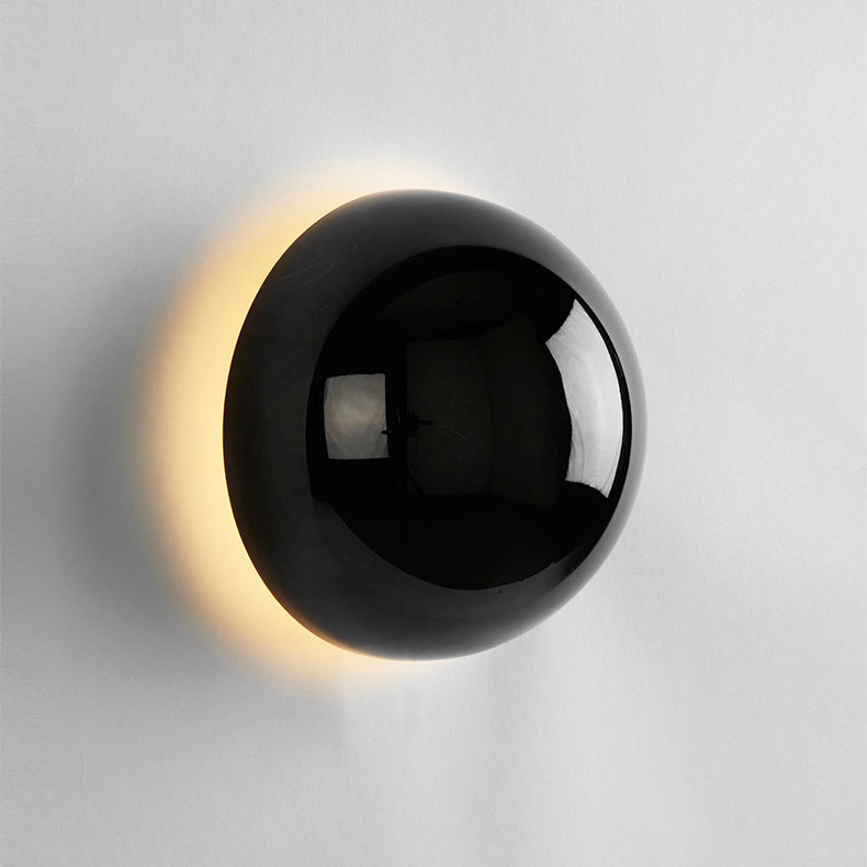 Wall Lamp Glass Iron LED Round Mood Lighting Hallway Bedroom Living Room Scandinavian Interior Light | Thomler