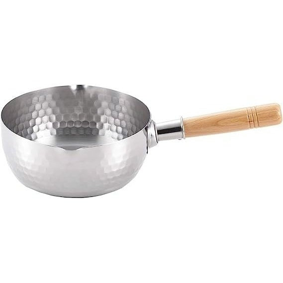 Saucepan Stainless Steel 1.7 L Traditional Soup And Broth Cooking Pan Lightweight Yukihira Style Miso Soup Pot | Thomler