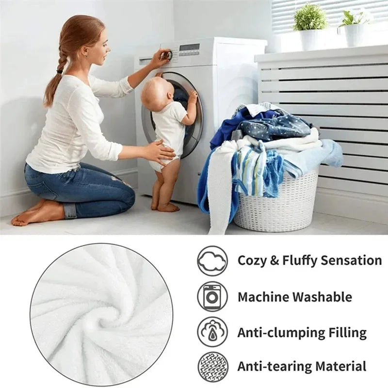 Ultra-Soft Plush Fleece Throw Blanket for Couch, Bed & Year-Round Comfort – Cozy Oversized Luxury Blanket for Living Room & Bedroom | Thomler