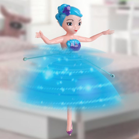 Flying Fairy Toy with Hand Motion Sensor & LED Lights for Kids Bedroom Play Indoor Rechargeable Hovering Doll Gift for Girls Age 5+ | Thomler