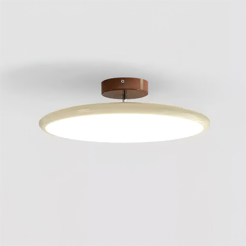 Ceiling Lamp Acrylic 11.8 in Flat Disc 32W Warm White Modern Living Room Dining Area Lighting | Thomler