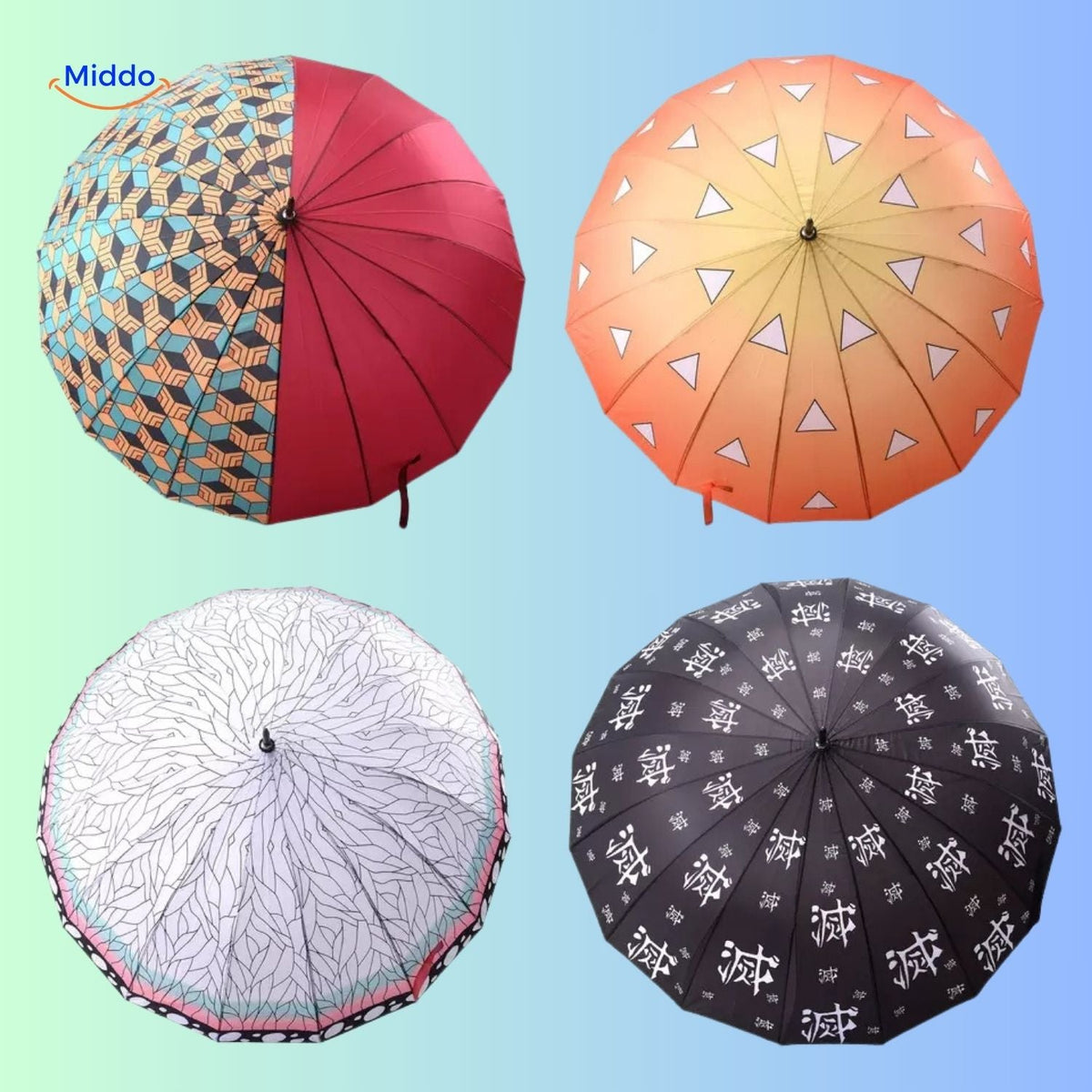 Anime Character Umbrella with UV Protection – Lightweight Folding Parasol for Sun & Rain | Thomler