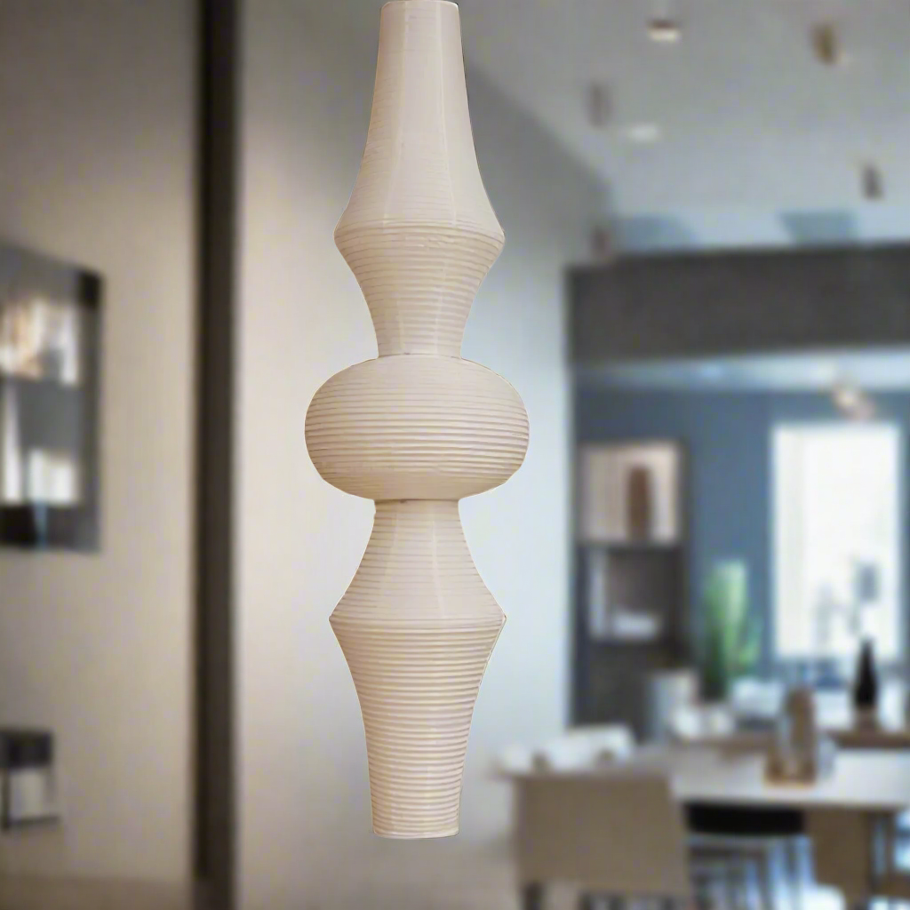 Japanese Paper Pendant Light – Sculptural Ceiling Fixture for Modern & Minimalist Interiors | Thomler