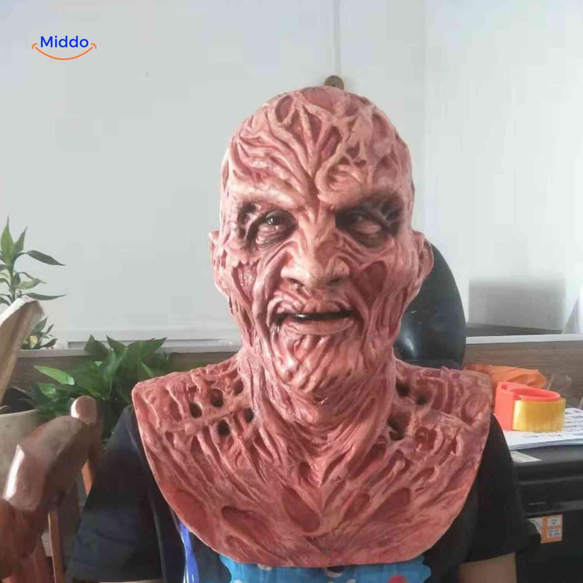 Frightening Latex Horror Character Mask – Lifelike Detail, Breathable Silicone for Costume Parties & Cosplay Events | Thomler