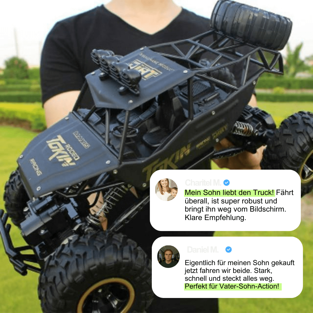 RC Monster Truck 35.0 cm 4x4 Off Road Remote Control Vehicle Outdoor Racing All Terrain Toy For Children And Adults | Thomler