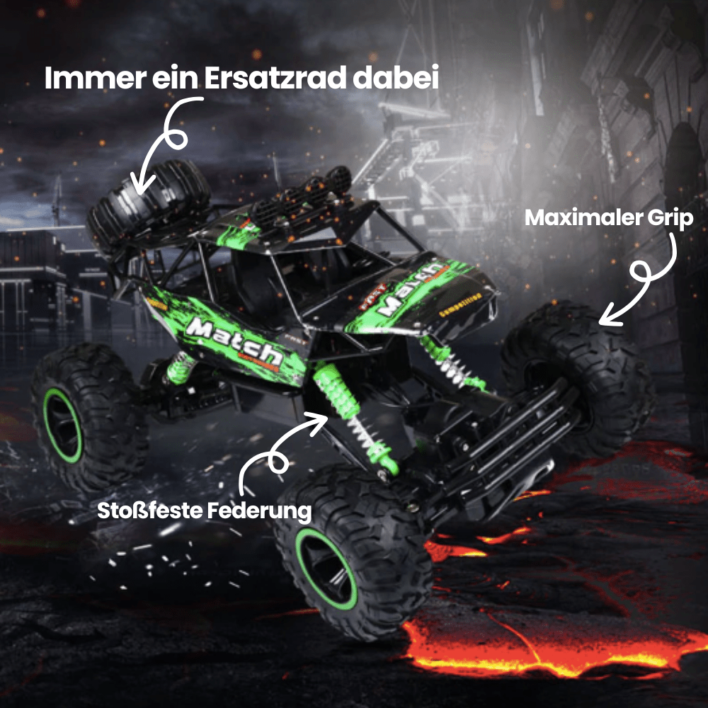RC Monster Truck 35.0 cm 4x4 Off Road Remote Control Vehicle Outdoor Racing All Terrain Toy For Children And Adults | Thomler