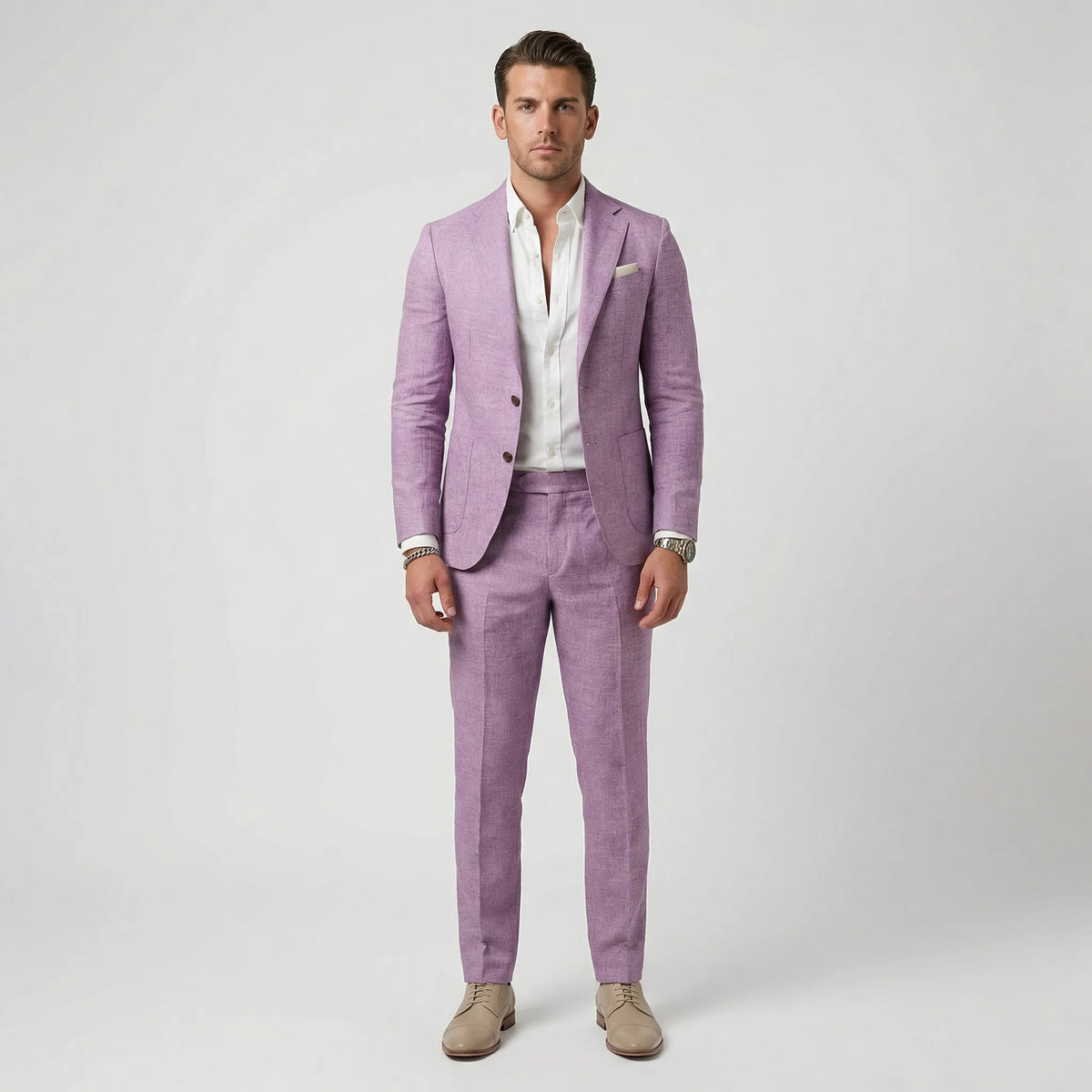 Two-Piece Suit for Men | Slim Fit Jacket & Pants Set for Business & Formal Events | Modern Tailored Design | Professional Office Attire | Thomler