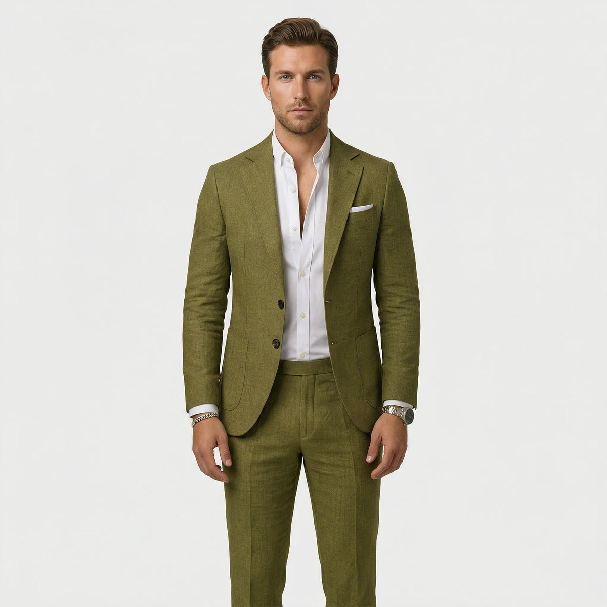 Two-Piece Suit for Men | Slim Fit Jacket & Pants Set for Business & Formal Events | Modern Tailored Design | Professional Office Attire | Thomler