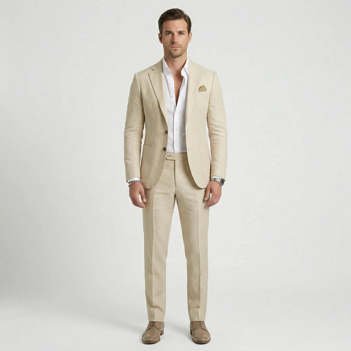 Two-Piece Suit for Men | Slim Fit Jacket & Pants Set for Business & Formal Events | Modern Tailored Design | Professional Office Attire | Thomler