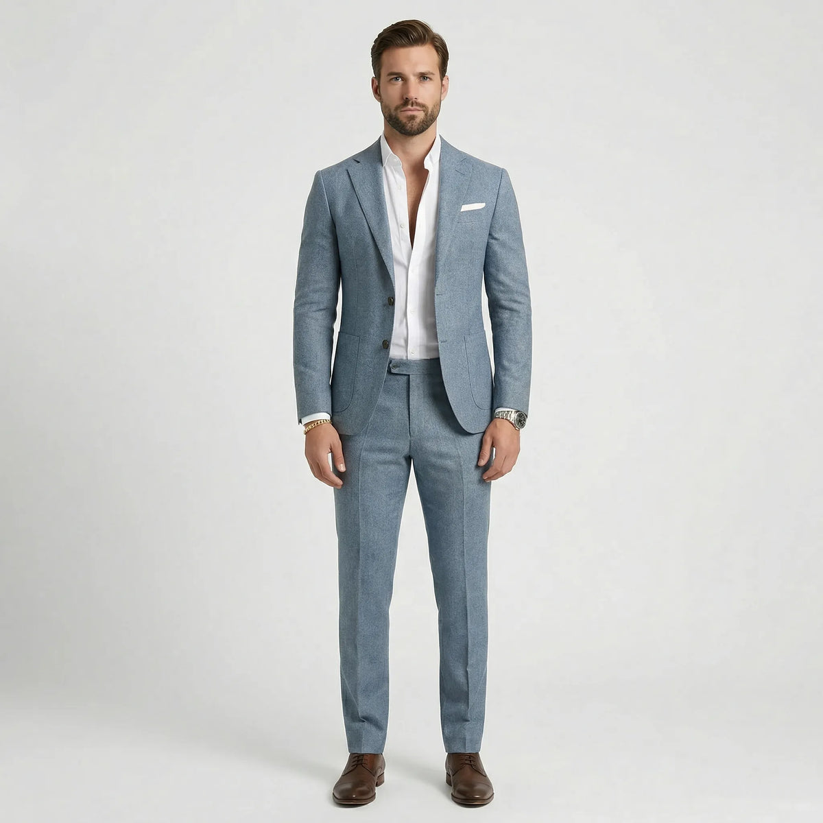Two-Piece Suit for Men | Slim Fit Jacket & Pants Set for Business & Formal Events | Modern Tailored Design | Professional Office Attire | Thomler