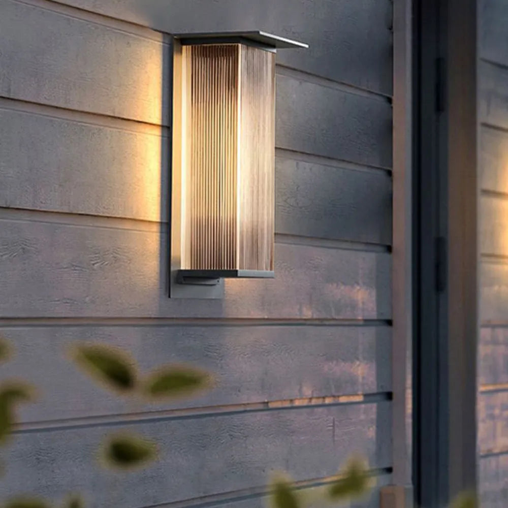 Weatherproof Linear Sconce for Exterior Walls – Hardwired LED Fixture in Matte Finish for Patios & Entryways | Thomler