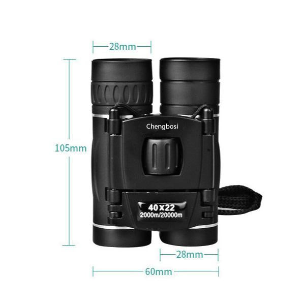 Portable 40×22 Binoculars with Wide Field of View for Travel & Outdoor Adventures | Thomler