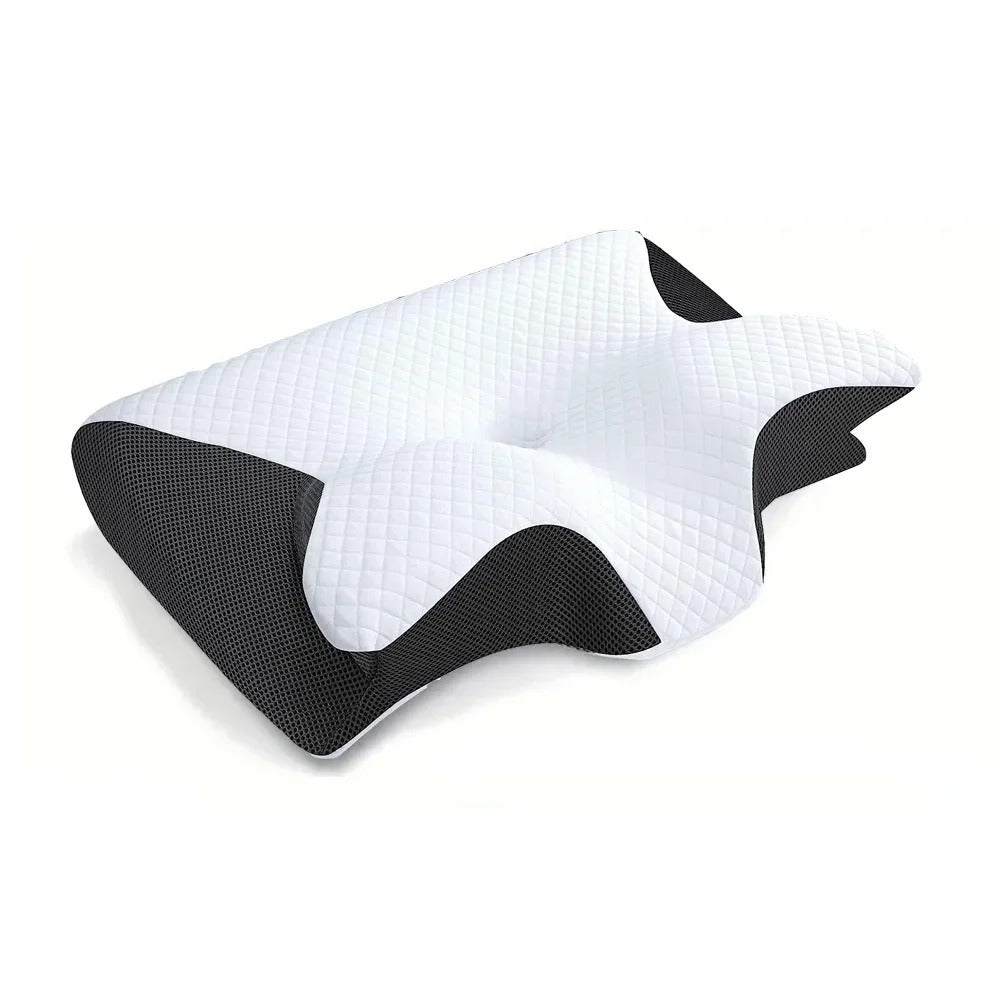 Contouring Cervical Support Sleep Cushion – Adaptive Foam for Back, Side & Stomach Sleepers | Thomler