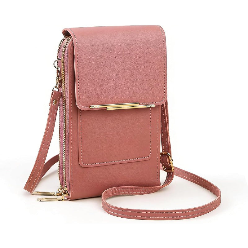 Touchscreen Crossbody Phone Wallet with RFID Blocking for Women – Holds 6.7 Inch Smartphones, Cards & Essentials | Thomler