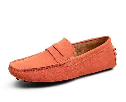 Men's Suede Slip-On Loafers – Casual Dress Shoes in Multiple Colors – Comfortable Everyday Footwear for Work & Weekend | Thomler