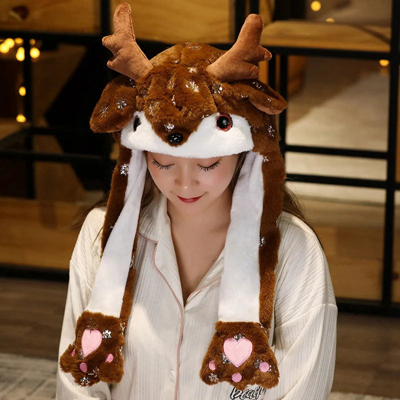 Festive Holiday Character Hat - Soft Padded Winter Headwear for Parties & Photos | Thomler