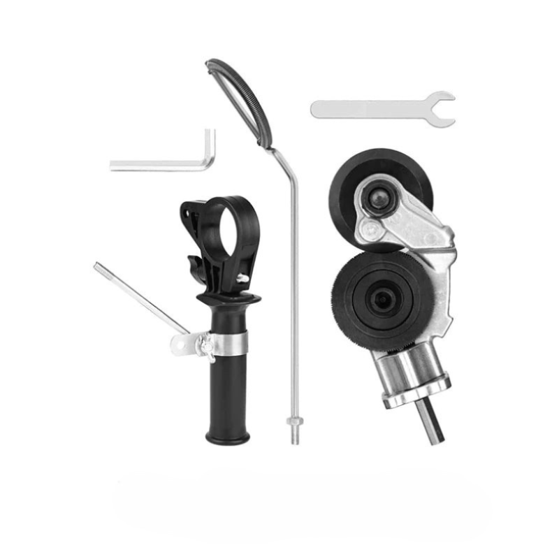 Metal Cutting Drill Attachment – Precision Shear Tool for Sheet Metal & Aluminum – Fits Most Power Drills | Thomler