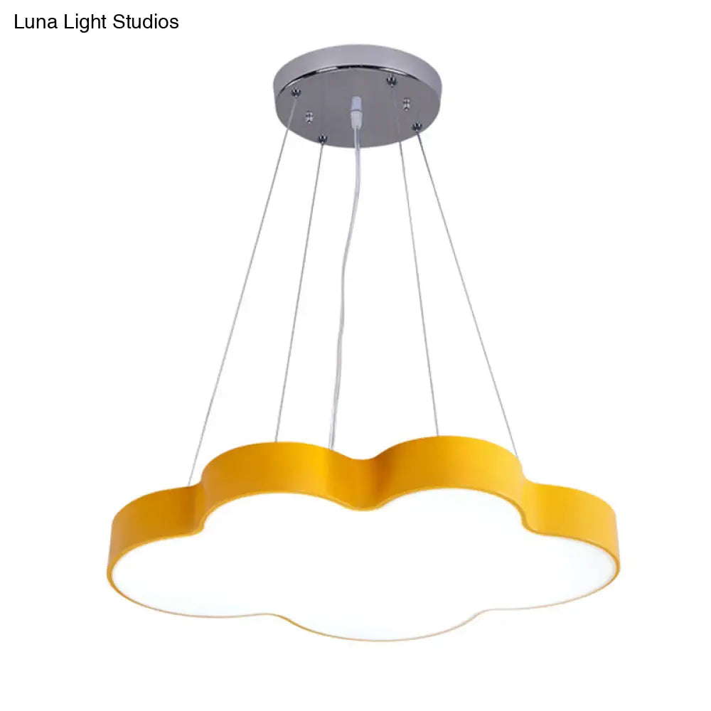 Cloud-Shaped LED Pendant Light for Kids Room, Nursery Overhead Fixture, Dimmable Acrylic Ceiling Lamp for Bedroom, Playroom Children's | Thomler