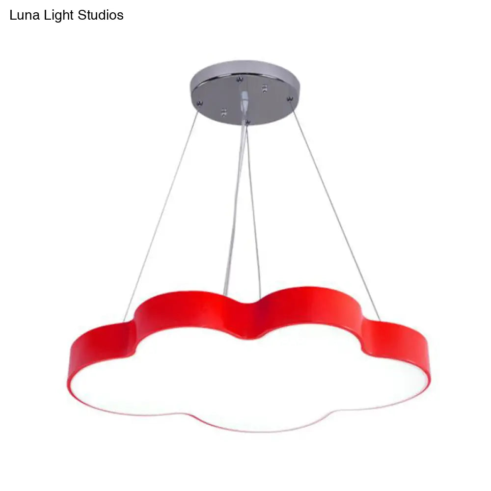 Cloud-Shaped LED Pendant Light for Kids Room, Nursery Overhead Fixture, Dimmable Acrylic Ceiling Lamp for Bedroom, Playroom Children's | Thomler
