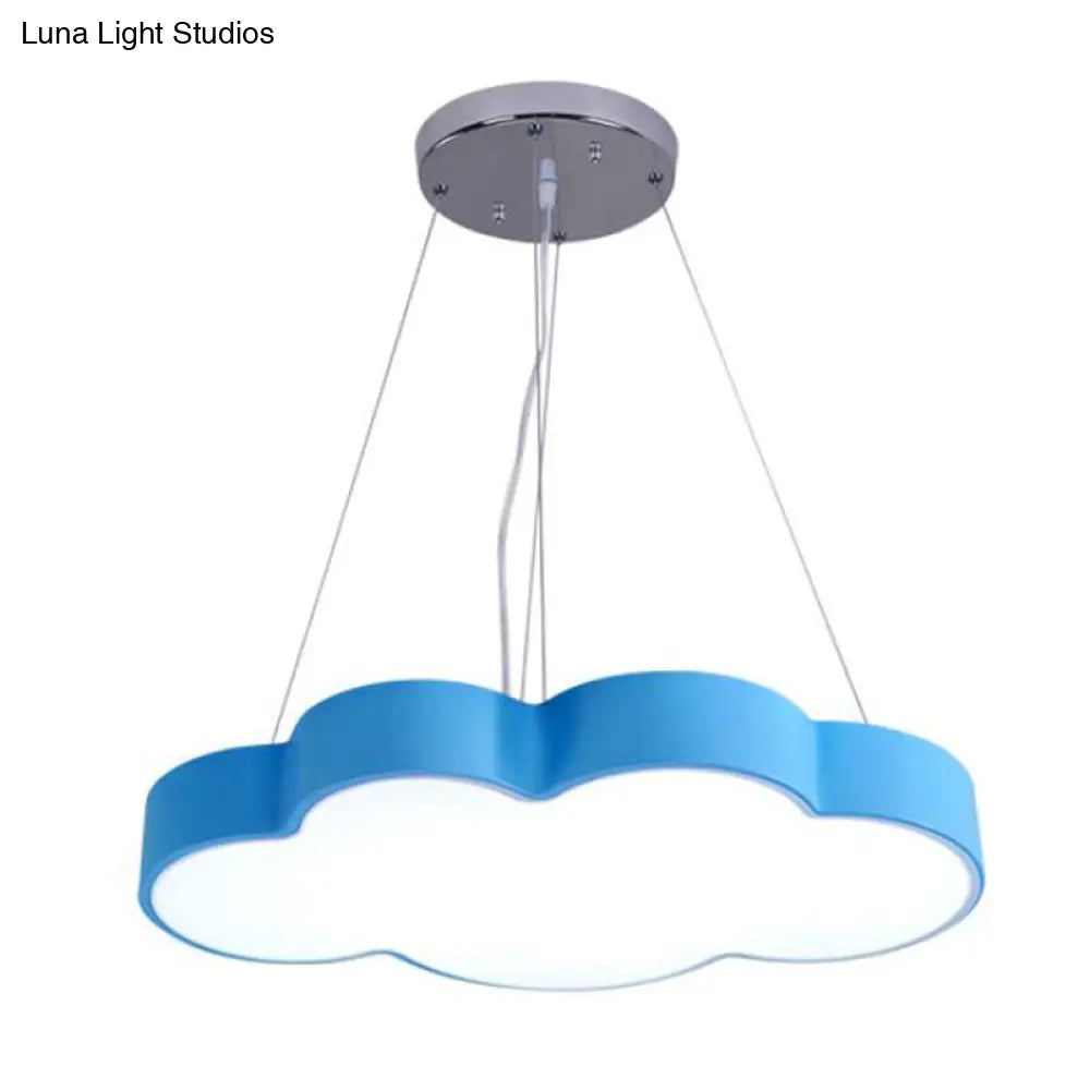 Cloud-Shaped LED Pendant Light for Kids Room, Nursery Overhead Fixture, Dimmable Acrylic Ceiling Lamp for Bedroom, Playroom Children's | Thomler