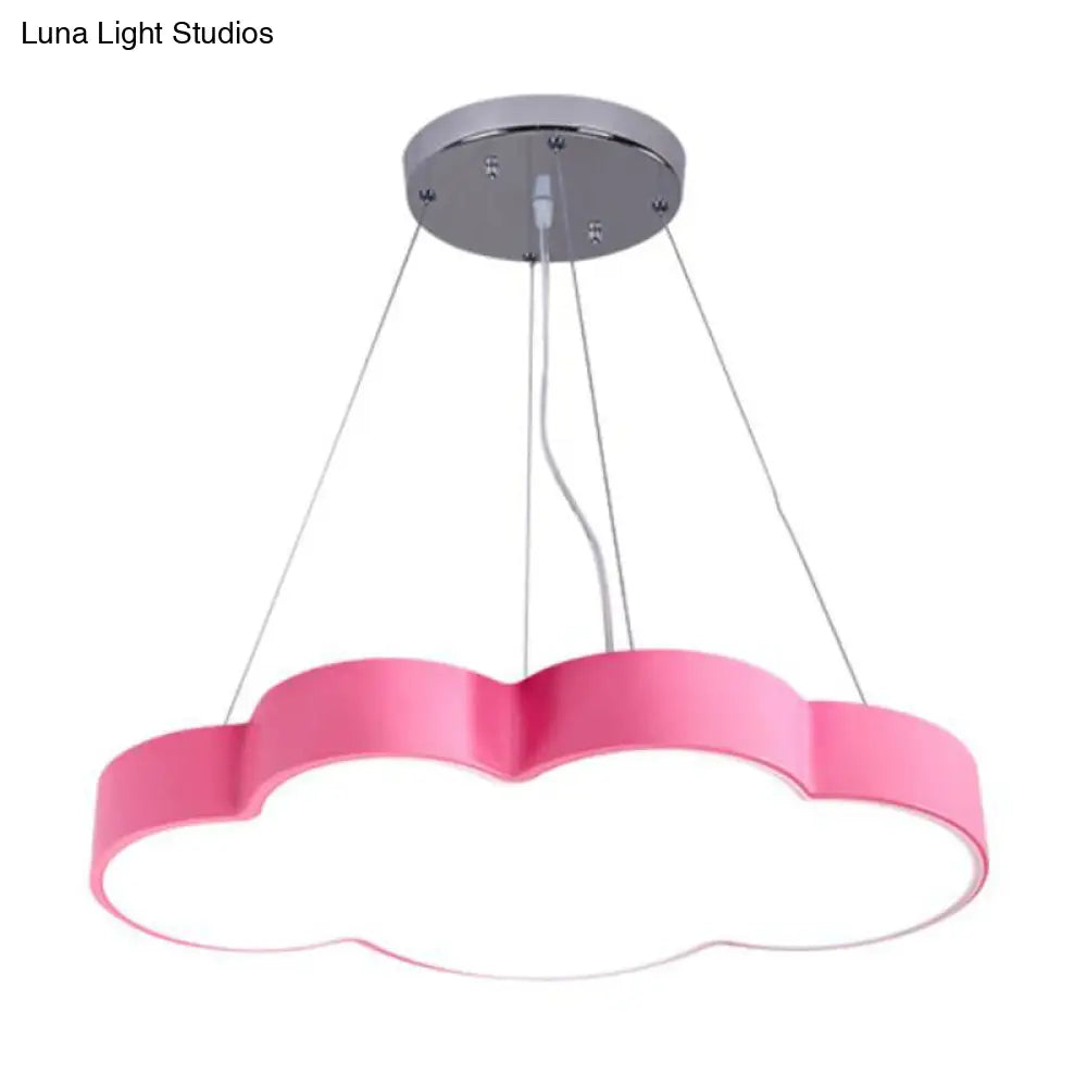 Cloud-Shaped LED Pendant Light for Kids Room, Nursery Overhead Fixture, Dimmable Acrylic Ceiling Lamp for Bedroom, Playroom Children's | Thomler