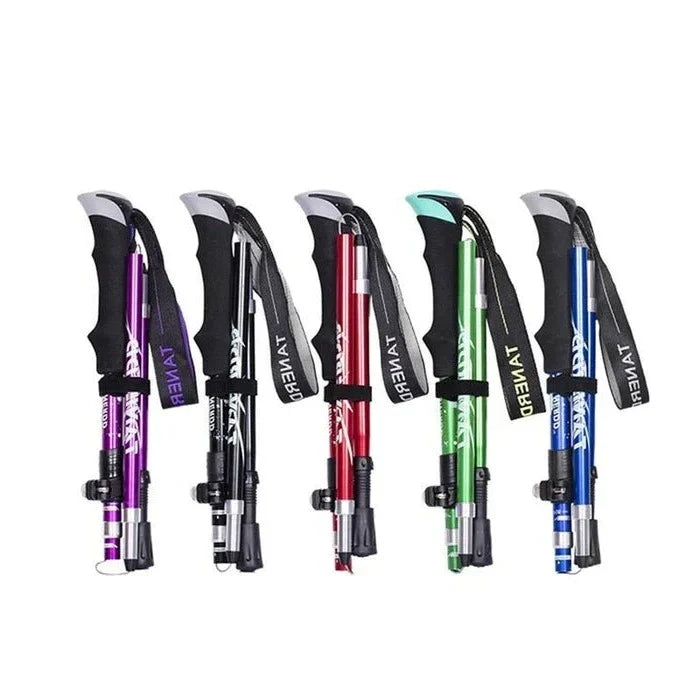 Telescoping Trekking Pole – Collapsible Walking Staff with Adjustable Length for Hiking & Trail Walking | Thomler