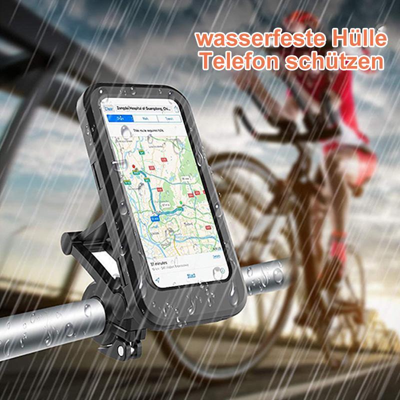 Waterproof Bike Phone Mount with 5000mAh Power Bank USB Charging Handlebar Holder for Smartphones 4.5-6.8 Inches Touch Screen Compatible Mot | Thomler