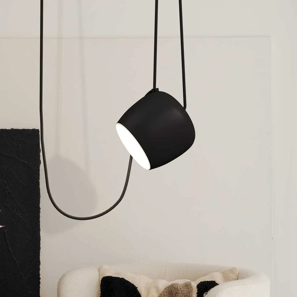 Pendant Light Aluminum 10W Dimmable 9.8 in Modern Living Room Kitchen Hanging Lamp Adjustable Cable Design | Thomler