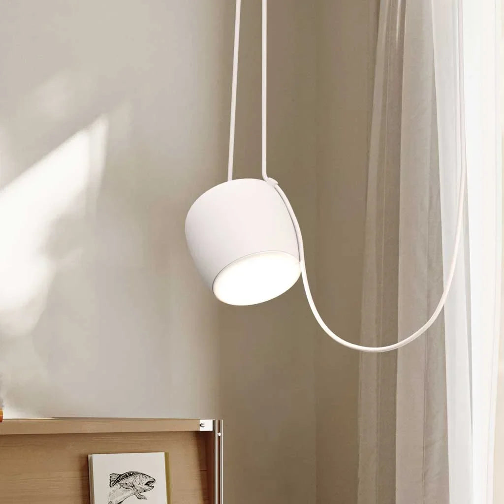 Pendant Light Aluminum 10W Dimmable 9.8 in Modern Living Room Kitchen Hanging Lamp Adjustable Cable Design | Thomler