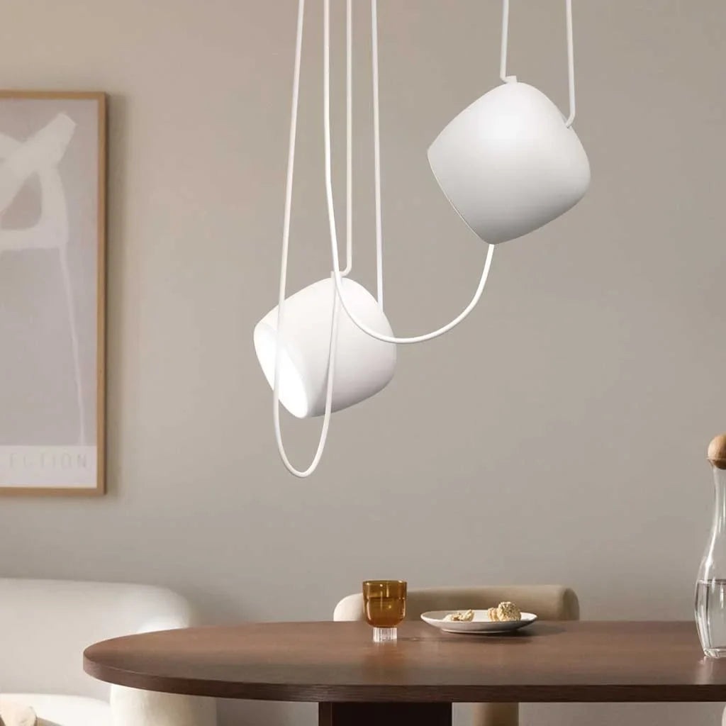 Pendant Light Aluminum 10W Dimmable 9.8 in Modern Living Room Kitchen Hanging Lamp Adjustable Cable Design | Thomler