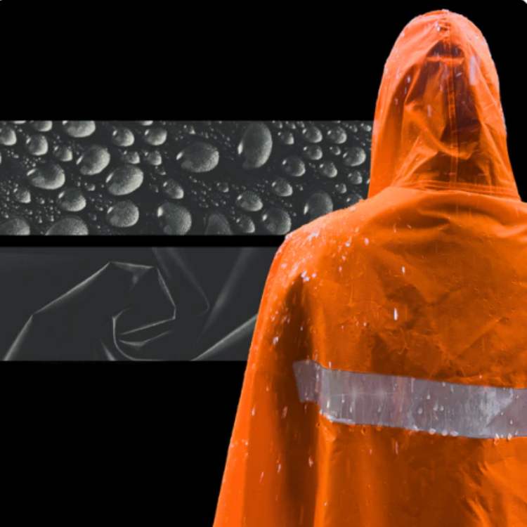 Packable Rain Poncho for Hiking, Camping & Emergency Outdoor Use - Lightweight Waterproof Cover with Hood - Fits Over Backpacks - One Size | Thomler