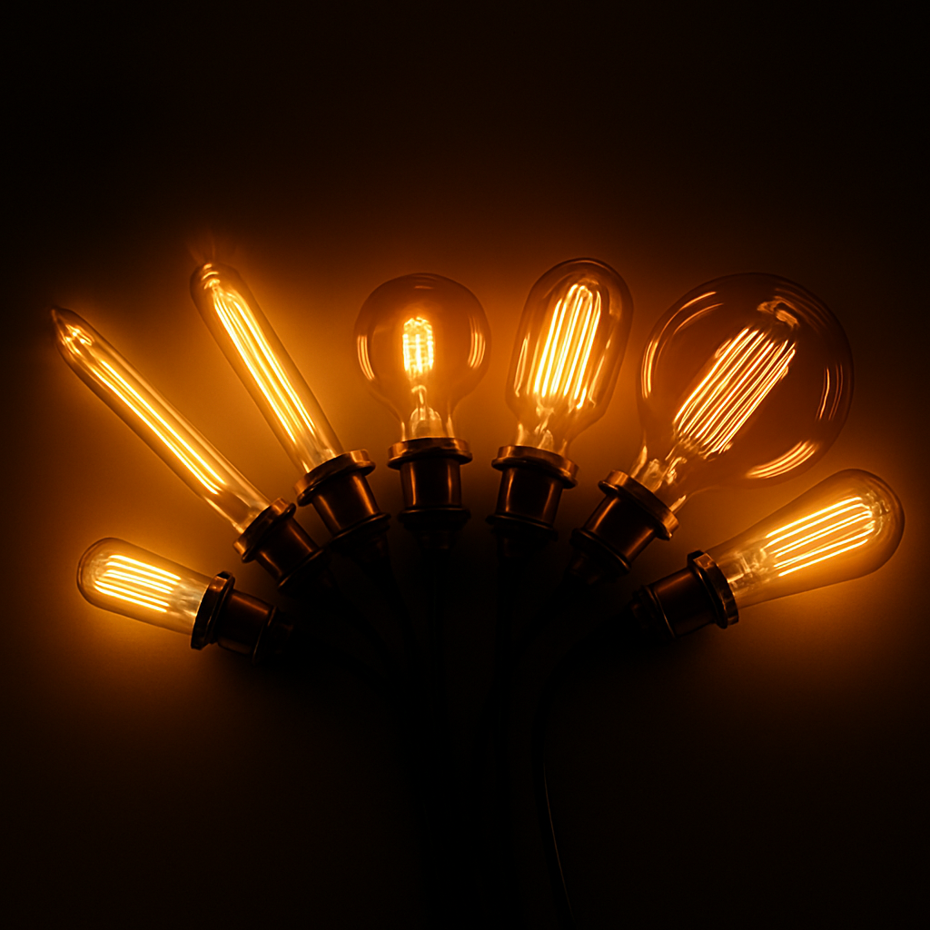 Light Bulb Glass Edison E27 40W Warm White Vintage Pendant Ambient Lighting Decorative Filament Lamp | Thomler