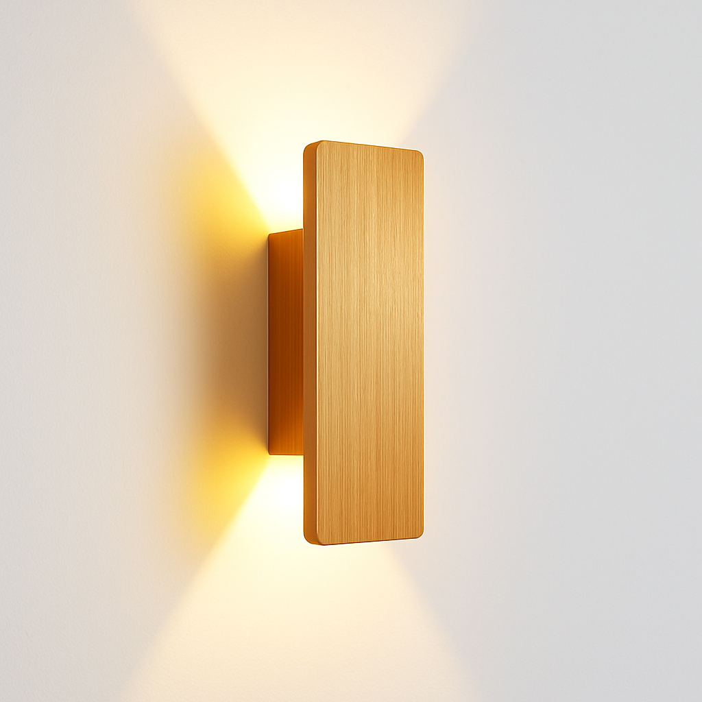 Modern Aluminum LED Wall Sconce for Hallway, Bedroom & Living Room – Up/Down Light | Thomler