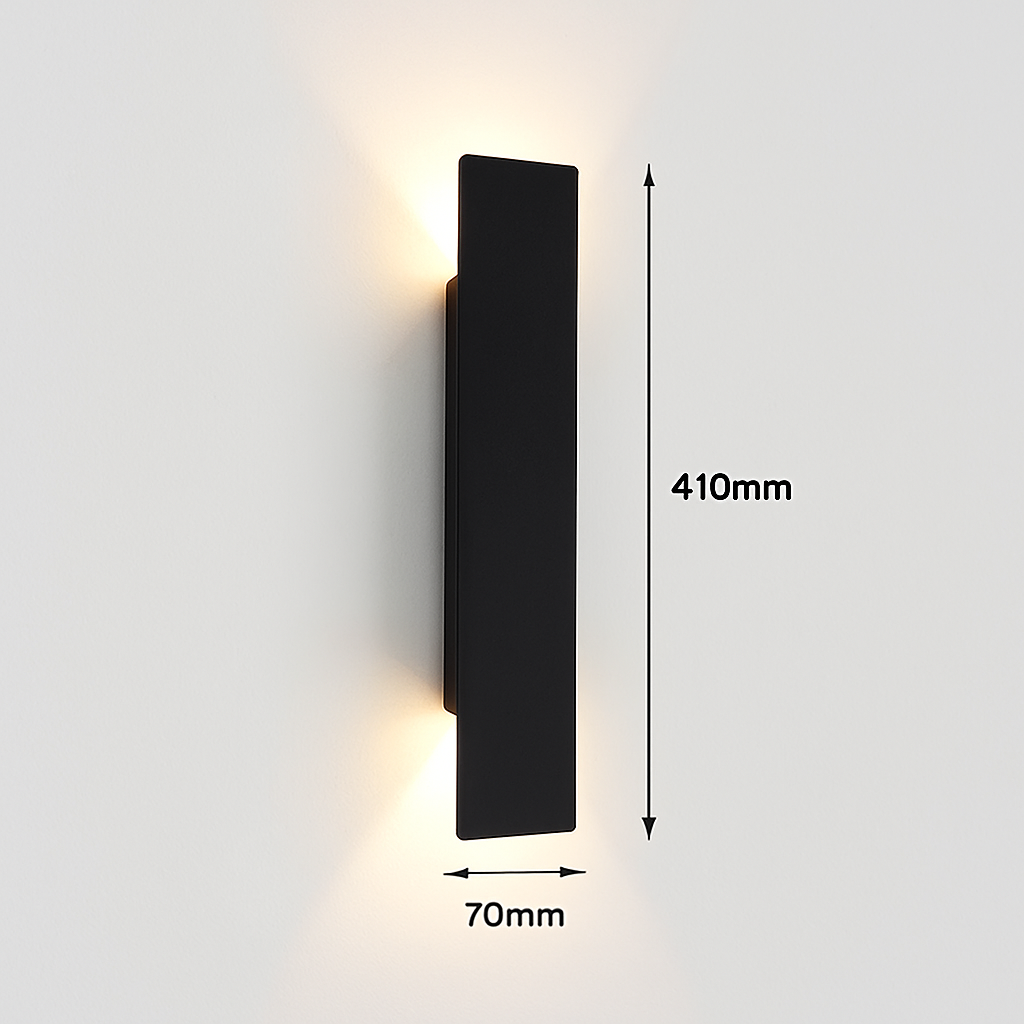Modern Aluminum LED Wall Sconce for Hallway, Bedroom & Living Room – Up/Down Light | Thomler