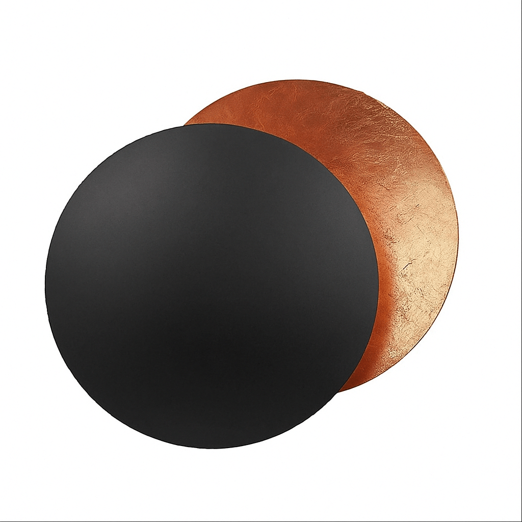 Wandlamp Zonsverduistering Draaibaar Metaal Goud Art Deco LED | Sansoti