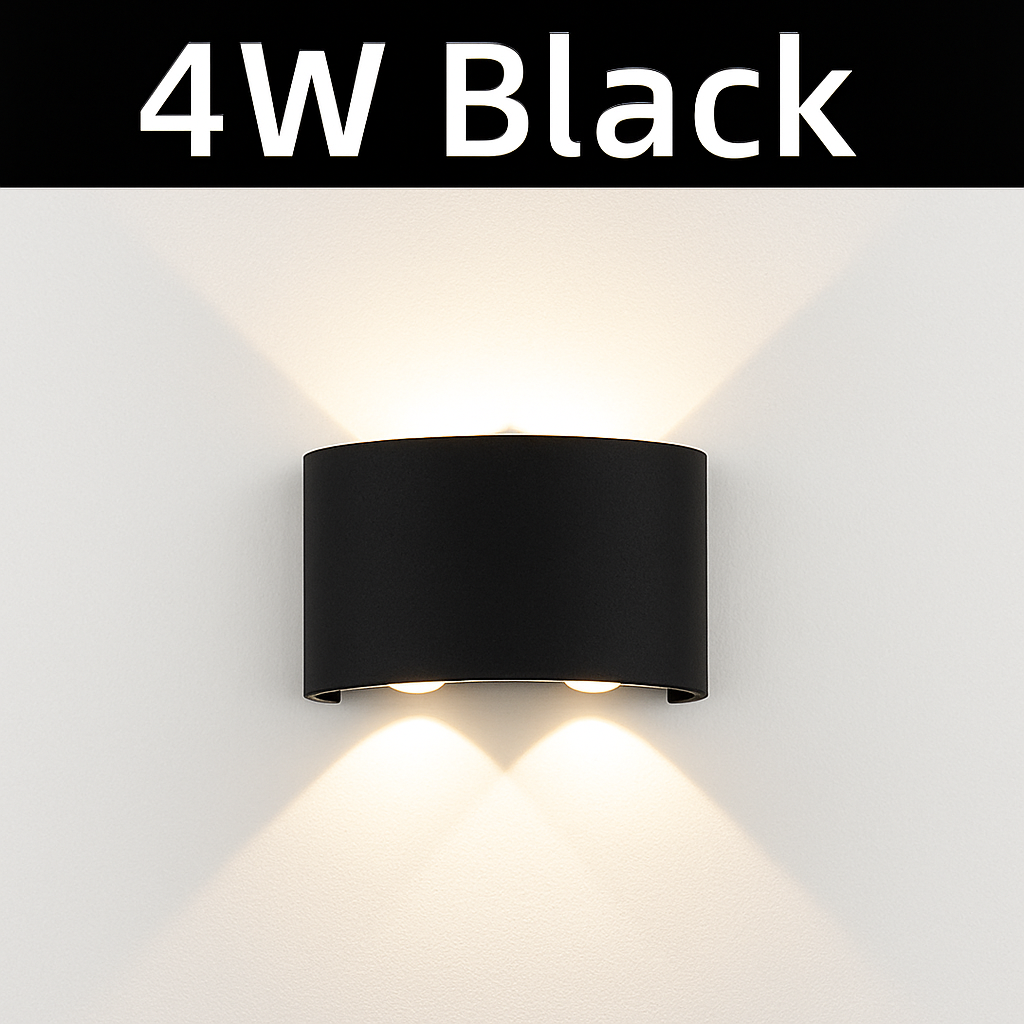 Star-Shaped LED Wall Sconce Light Modern Up Down Indoor Fixture Bedroom Hallway Kitchen | Thomler