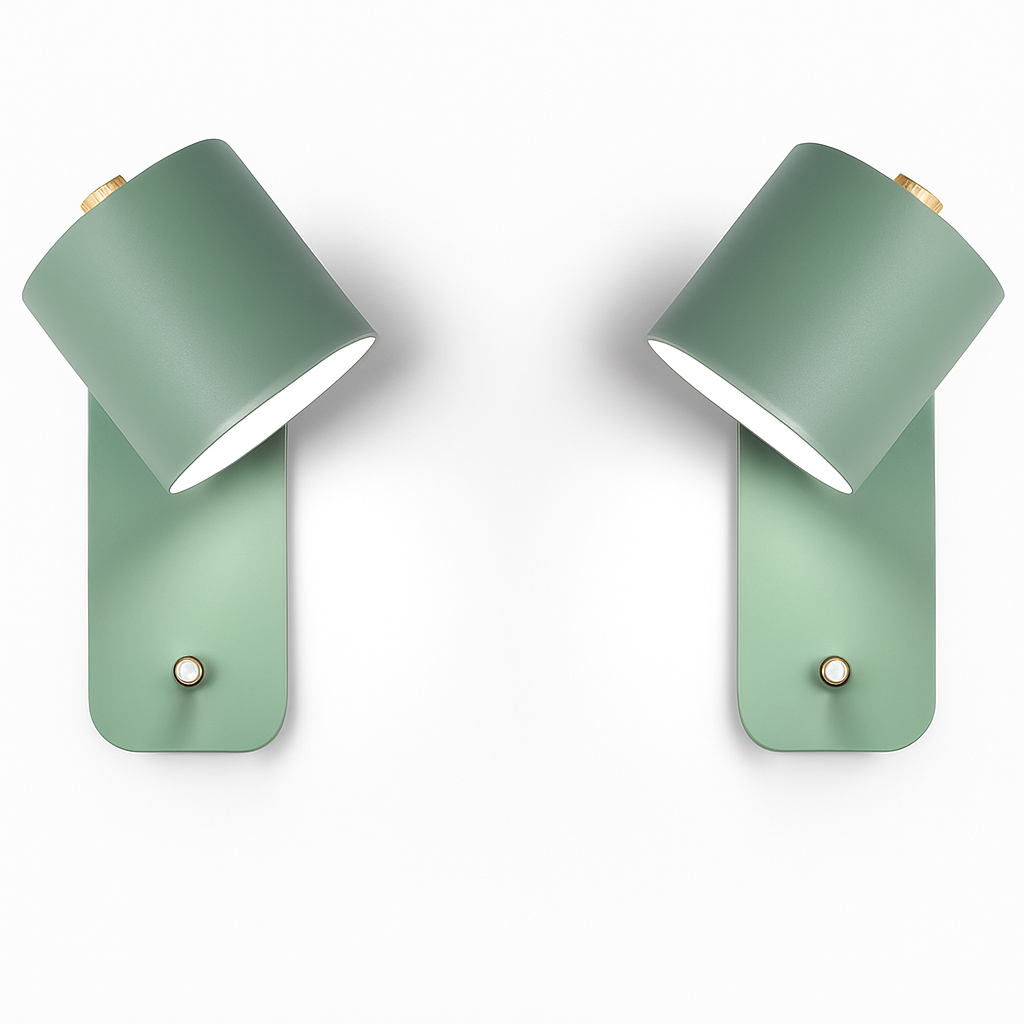 Modern Metal Wall Sconce with Up & Down Light | E27 LED Compatible | Painted Iron Fixture for Bedroom, Hallway, Living Room | Minimalist | Thomler