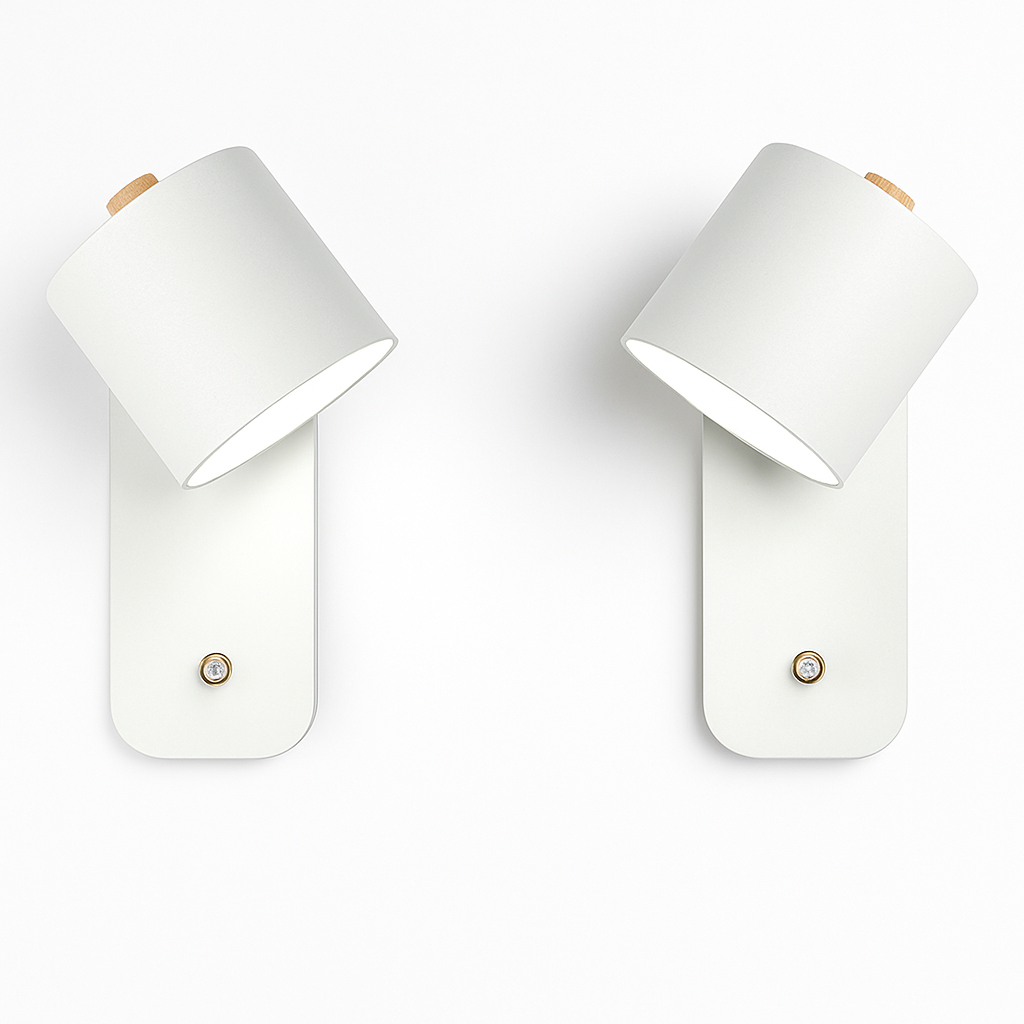 Wall Lamp Metal E27 Up Down Light Bedroom Hallway Reading Sconce Touch Switch Nordic Bedside Lighting | Thomler