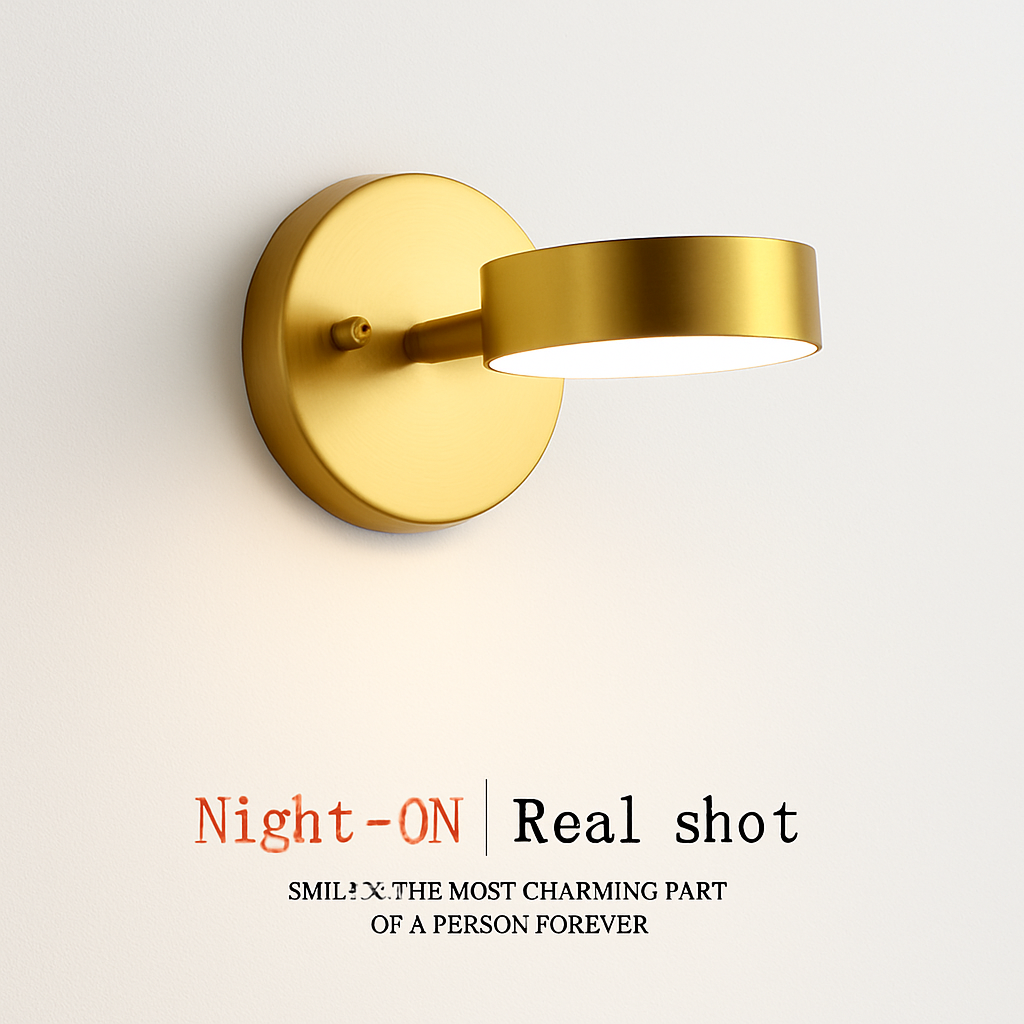 Contemporary Dual-Direction LED Wall Sconce for Bedroom Hallway Reading Nook Accent Lighting | Thomler