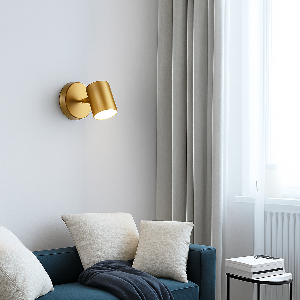 Contemporary Dual-Direction LED Wall Sconce for Bedroom Hallway Reading Nook Accent Lighting | Thomler