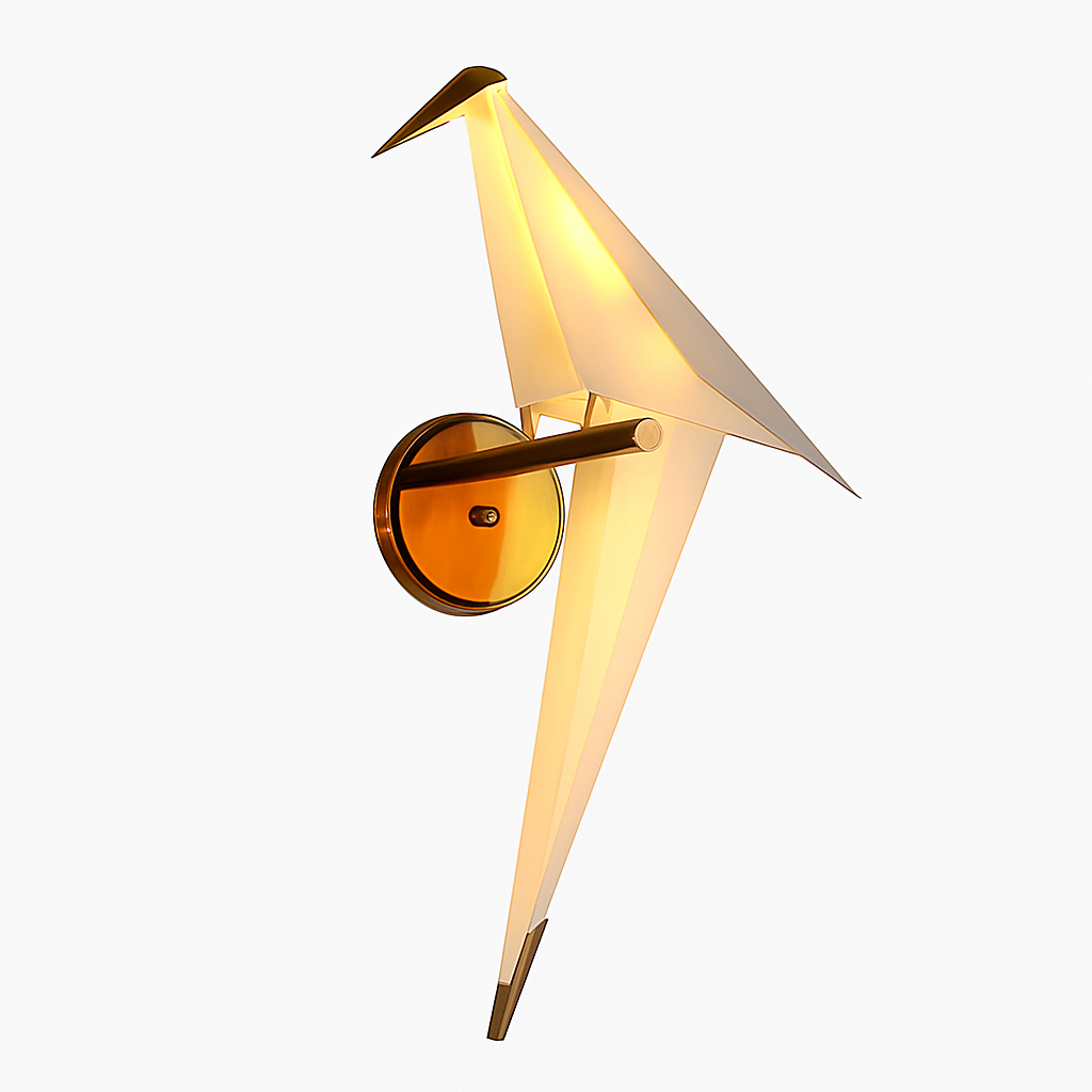 Bird-Shaped LED Wall Sconce Light Fixture – Contemporary Accent Lighting for Bedroom, Living Room & Hallway | Thomler