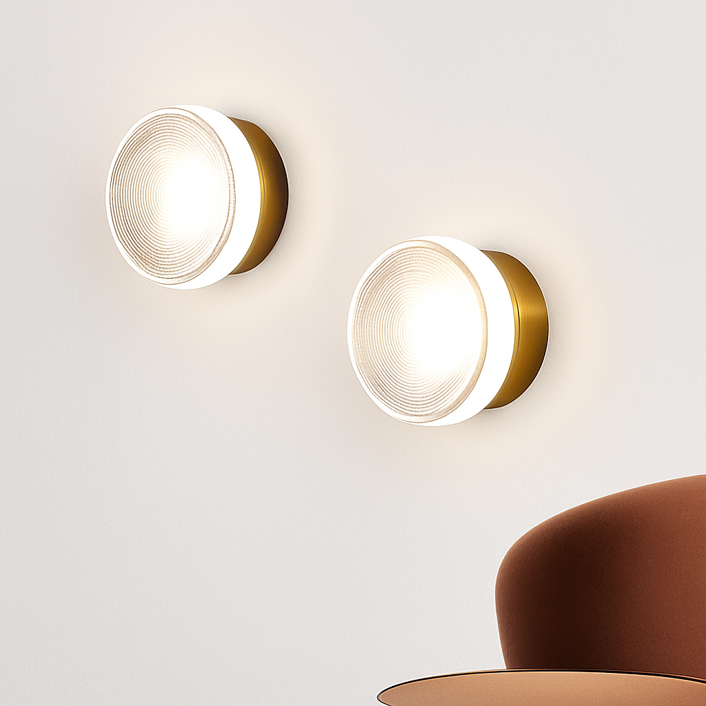 Contemporary Circle LED Wall Sconce for Hallways, Bedrooms, Bathrooms & Living Rooms | Thomler
