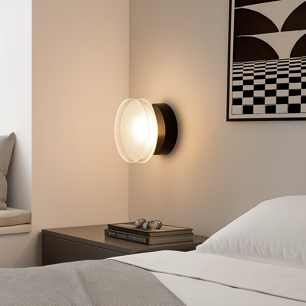 Contemporary Circle LED Wall Sconce for Hallways, Bedrooms, Bathrooms & Living Rooms | Thomler