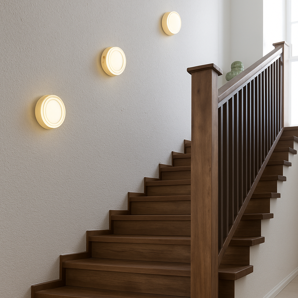 Contemporary Circle LED Wall Sconce for Hallways, Bedrooms, Bathrooms & Living Rooms | Thomler