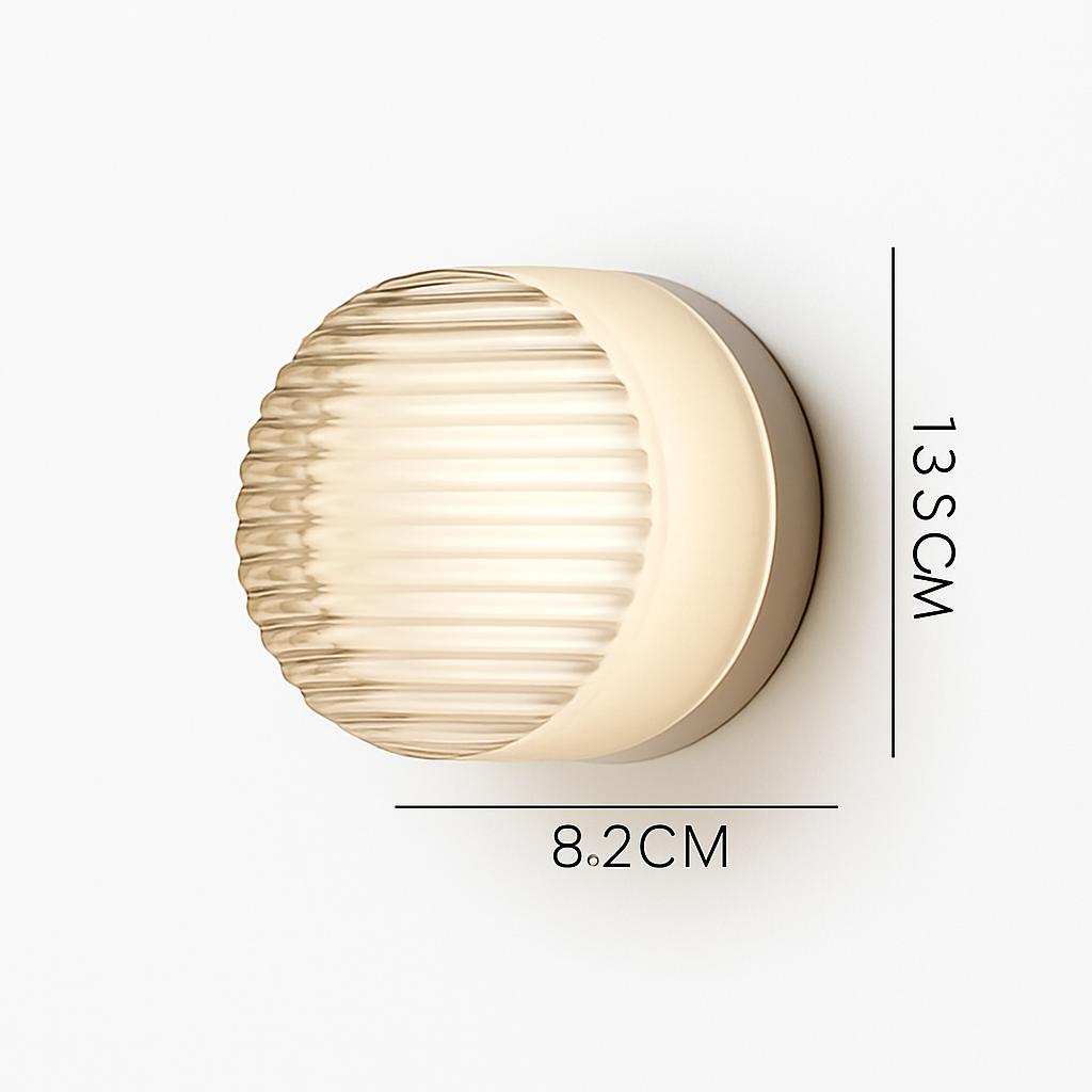 Contemporary Circle LED Wall Sconce for Hallways, Bedrooms, Bathrooms & Living Rooms | Thomler
